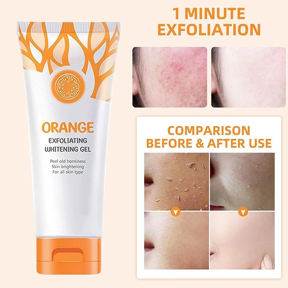 Отшелушивающий гель Gmeelan Orange Exfoliating Whitening Gel Kwiphiny 50 мл — фото 2