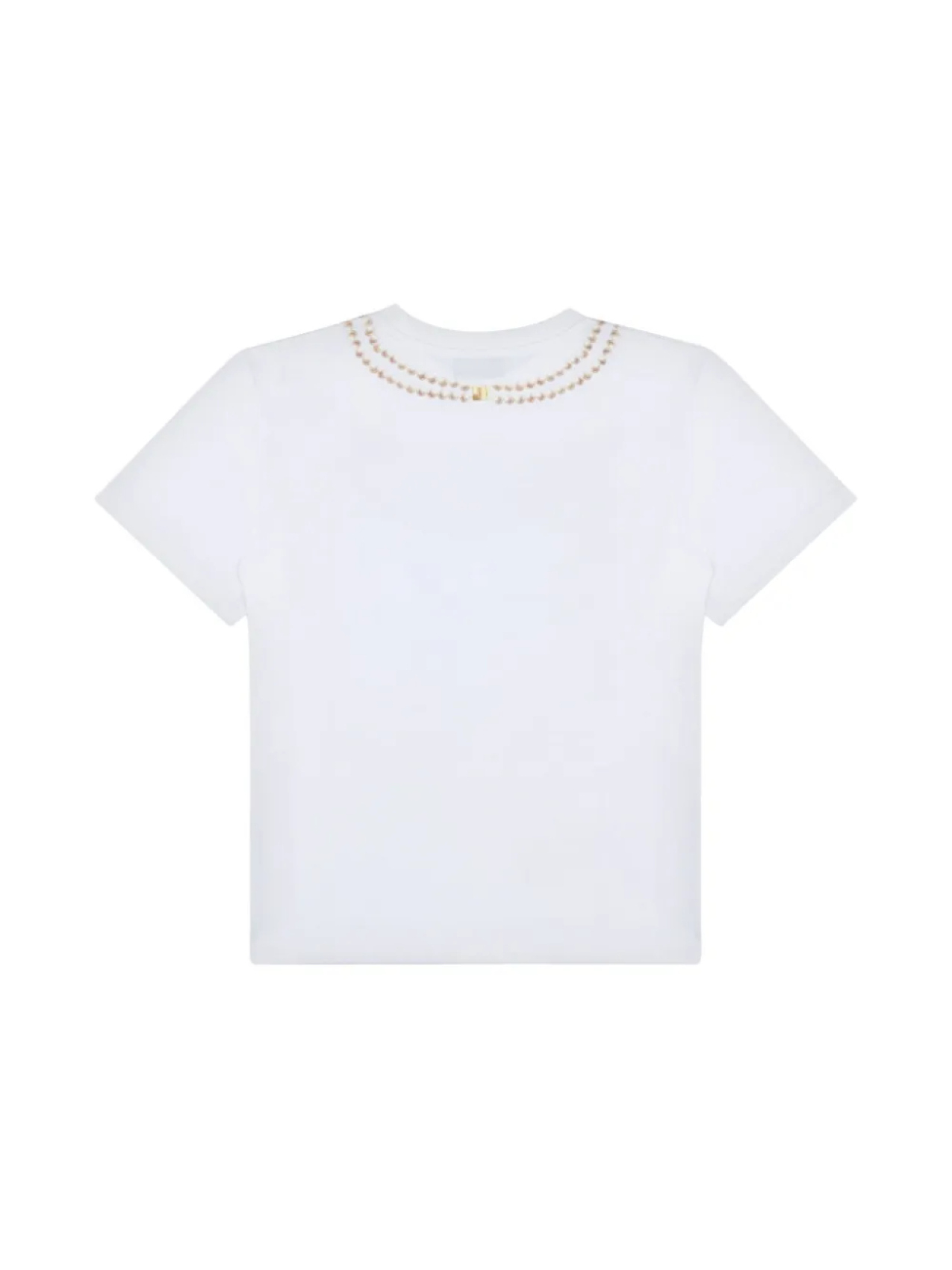 Moschino Kids футболка с графичным принтом, белый — фото 2