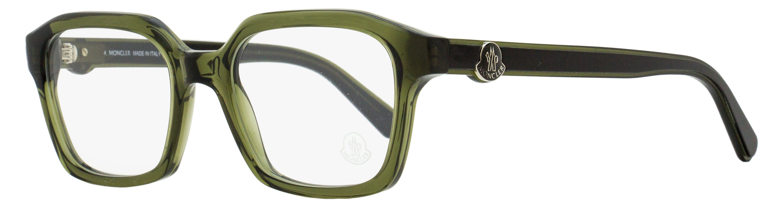 

Moncler Unisex Прямоугольные очки ML5181 096 Зеленый/Черный 52 мм