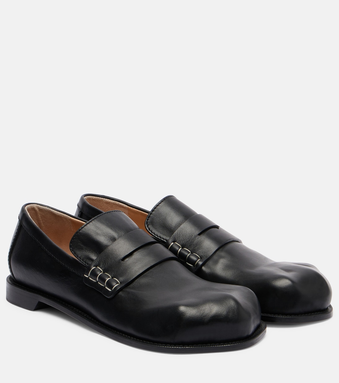 Кожаные мокасины JW Anderson, черный