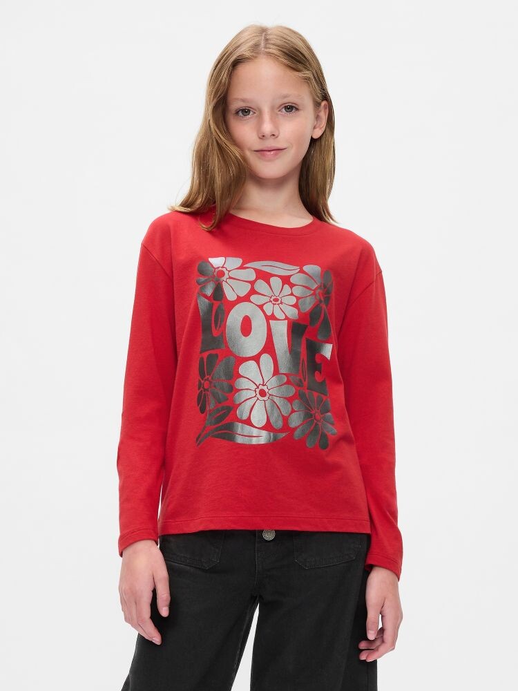 

Детская футболка Gap, красный