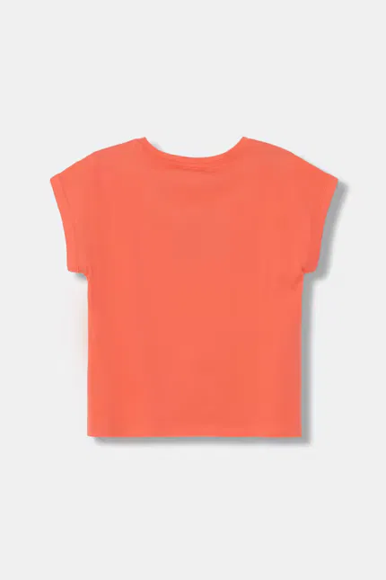 Футболка с джетами United Colors of Benetton, оранжевый — фото 2