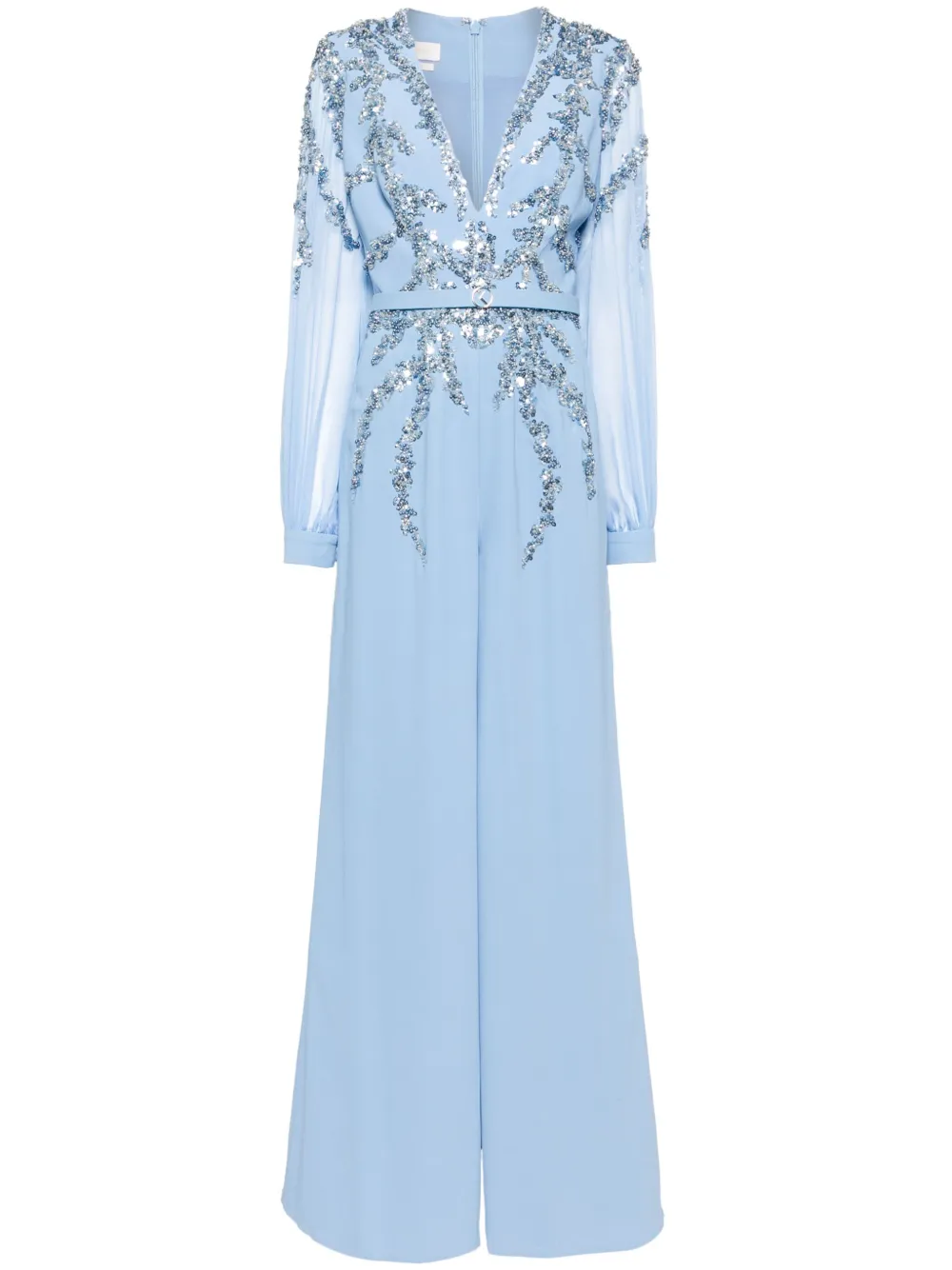 

Комбинезон с бисером Saiid Kobeisy, синий