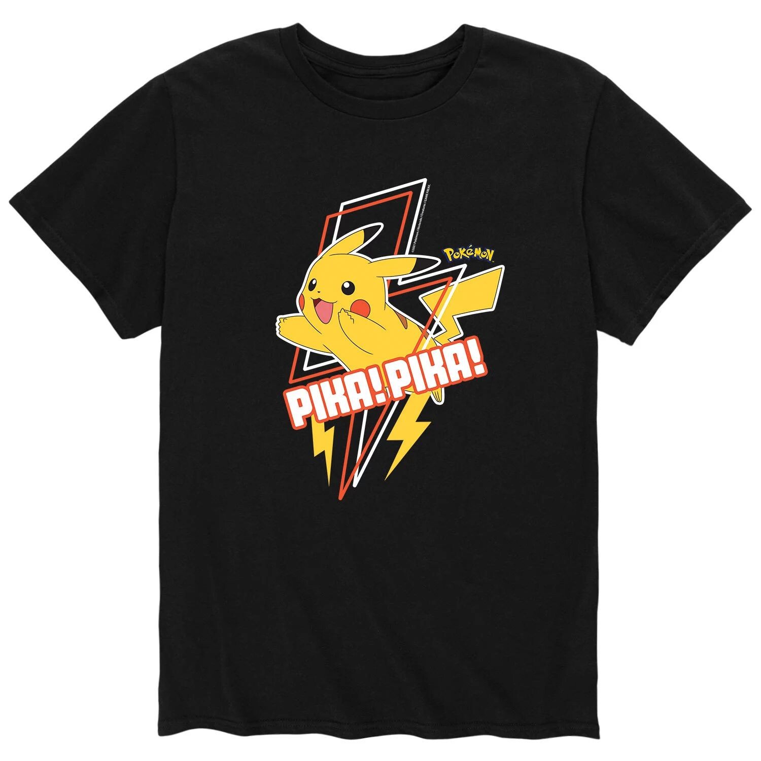 

Мужская футболка Pokemon Pika Pika Licensed Character
