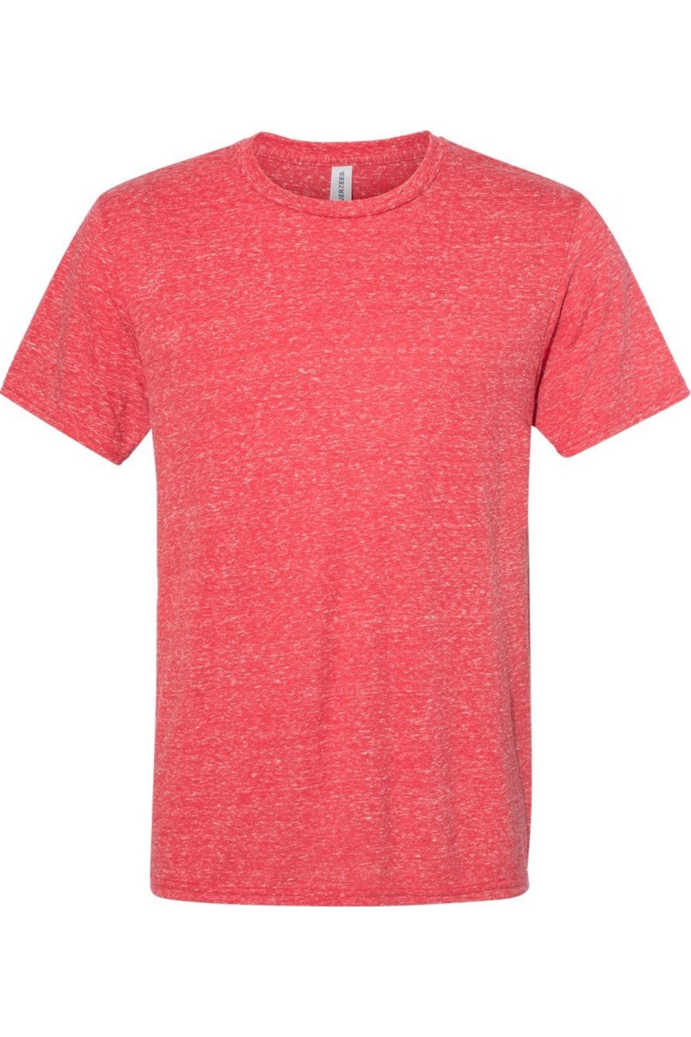 

Футболка JERZEES Snow Heather Jersey Crew, красный