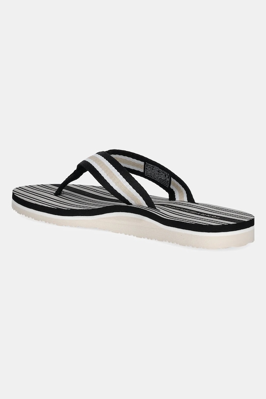 Шлепки IM TH PRINT BEACH SANDAL Tommy Hilfiger, черный — фото 3
