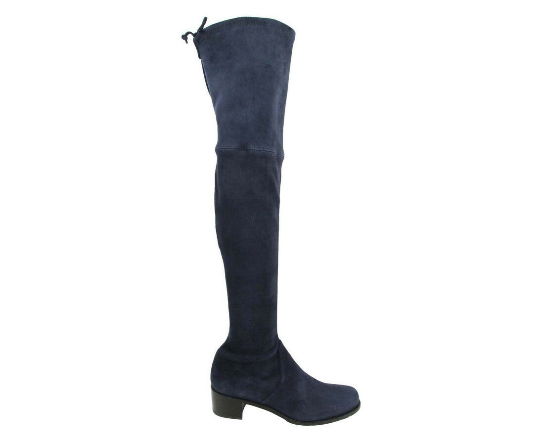 Женские красивые сапоги до колена Stuart Weitzman, синий