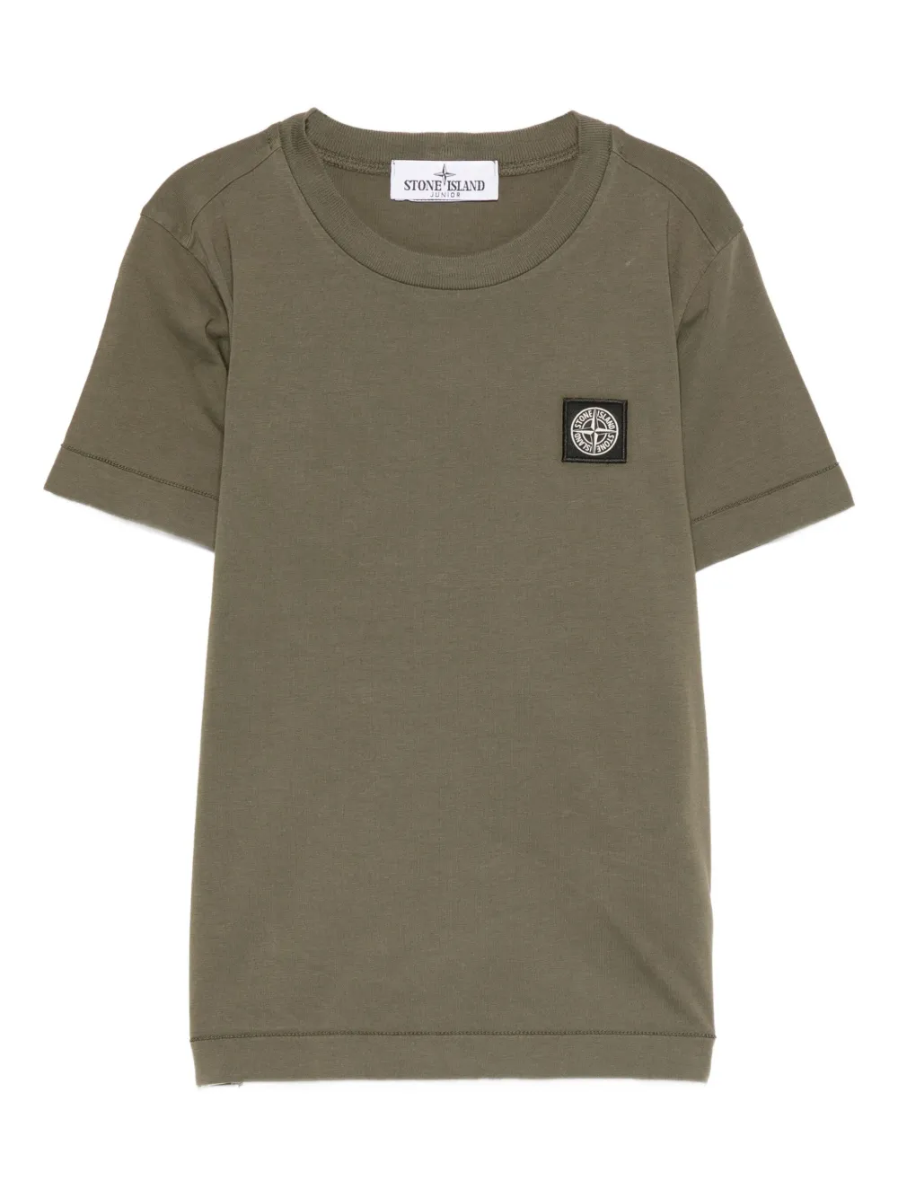 

Футболка с нашивкой Compass Stone Island Junior, зеленый