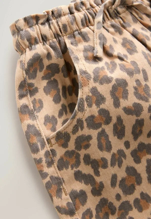 Джинсовые шорты Next, Leopard — фото 3