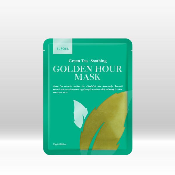 Сыворотка Elroel — Успокаивающая с зеленым чаем, Golden hour mask, 25 г — фото 3