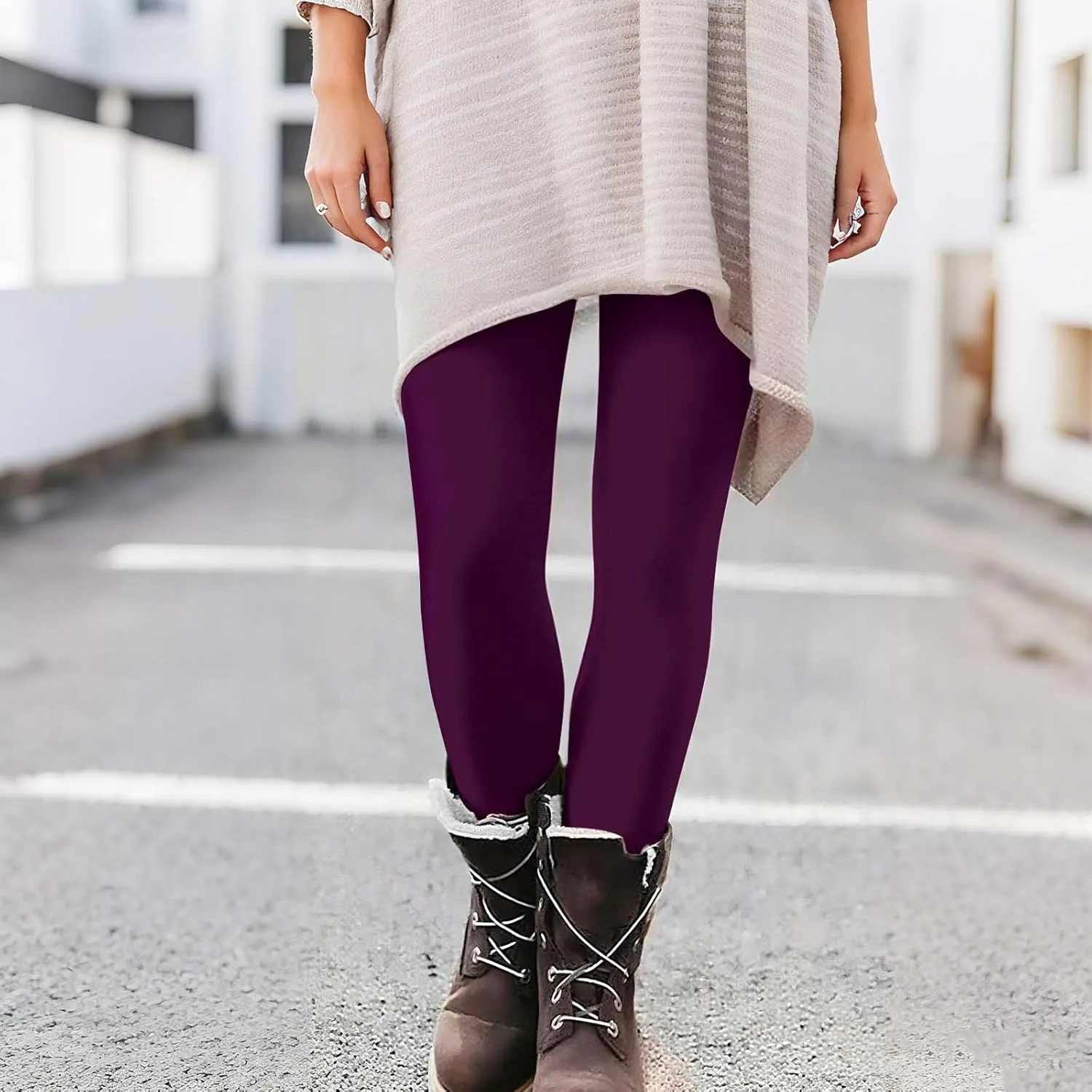 Высокие леггинсы для женщин Comfort Full Length Capri с эффектом подтяжки живота и ягодиц — фото 2