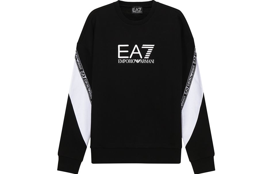 

Свитшот EA7 черно-белый EMPORIO ARMANI