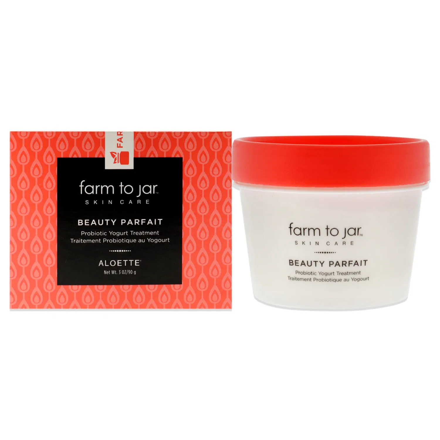 Пробиотический йогуртовый крем Beauty Parfait от Aloette для мужчин и женщин - 85 мл, Off White