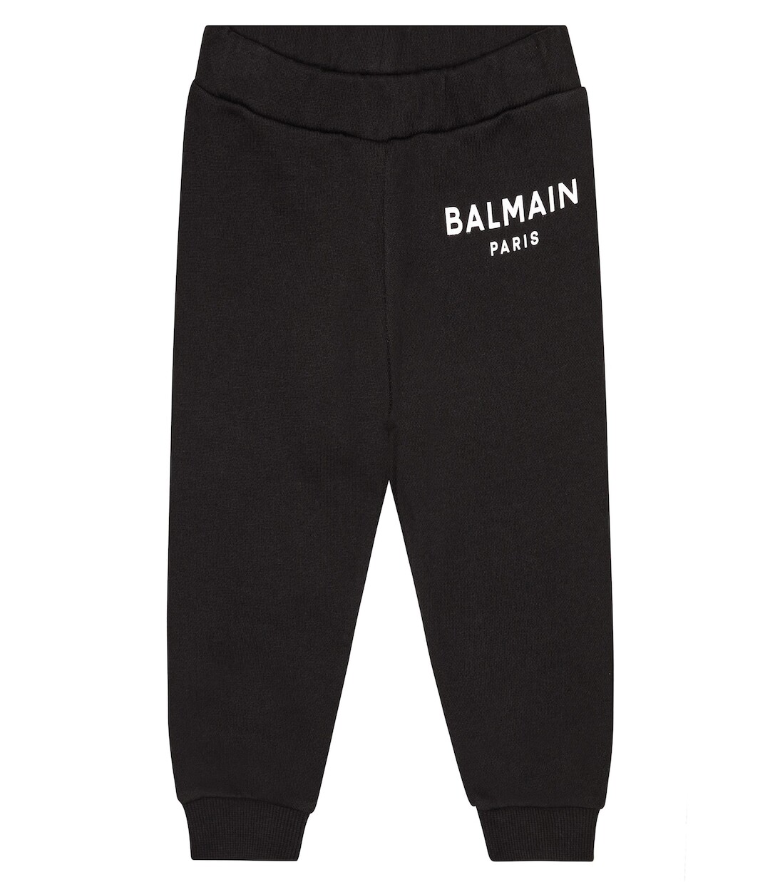 

Хлопковые спортивные штаны с логотипом baby Balmain Kids, черный