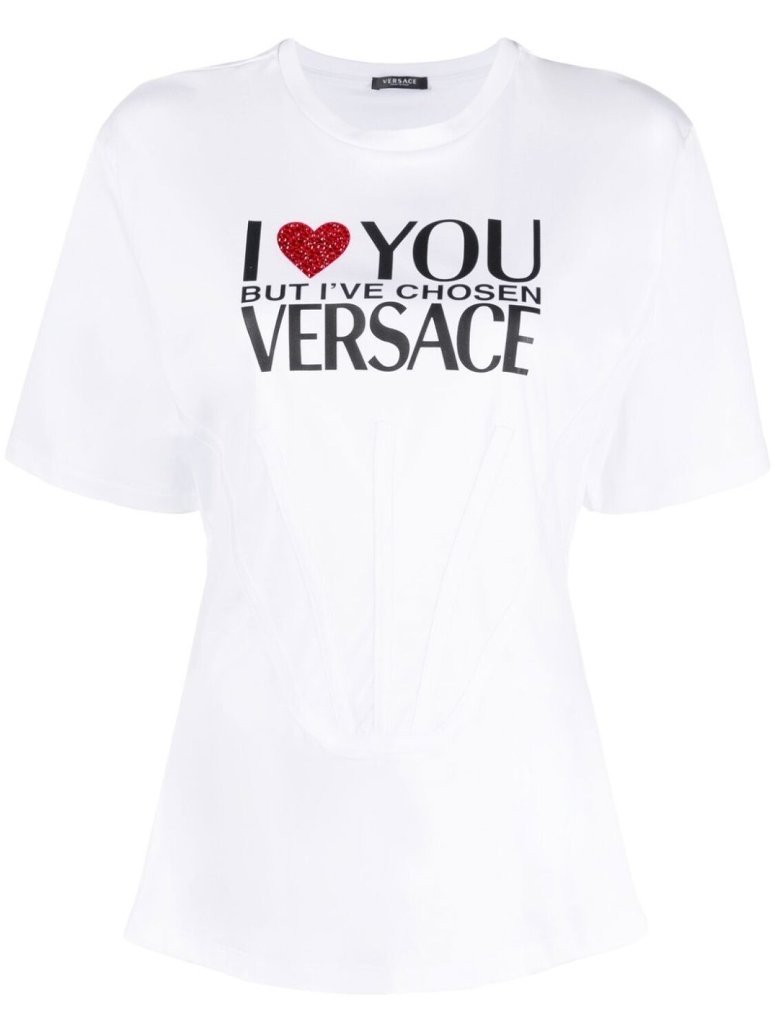 

Versace футболка с надписью, белый