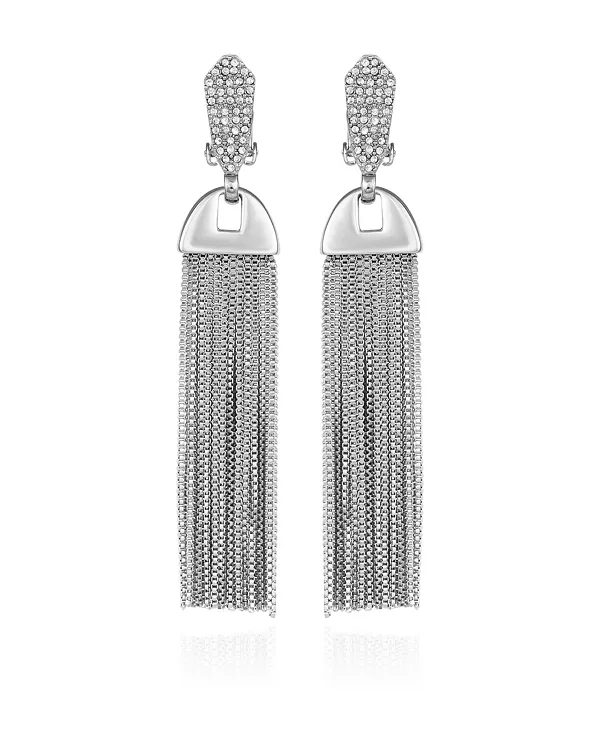 

Серьги-Клипсы с кисточками серебристого тона Vince Camuto, silver-tone