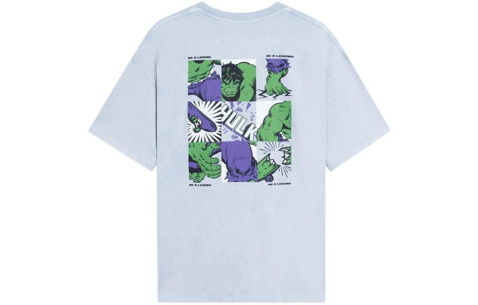 

Футболка Marvel X Disney унисекс Water Mist Blue Lining, синий