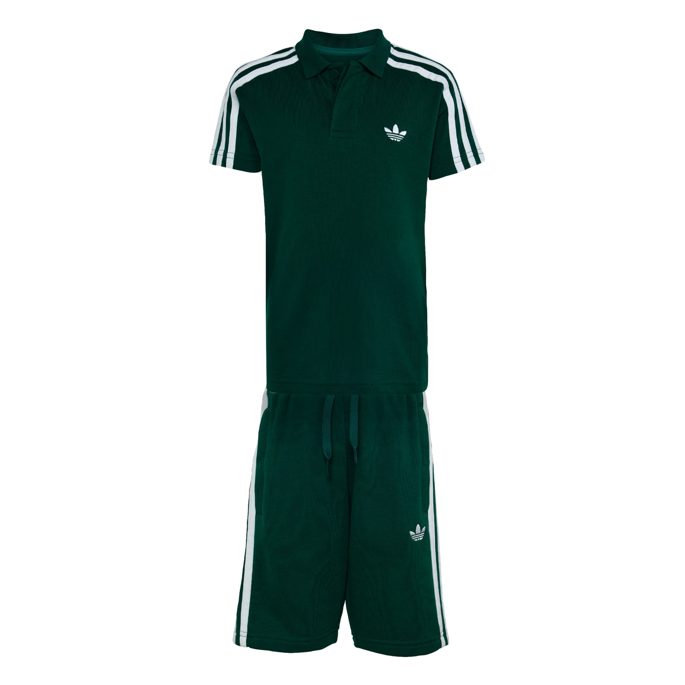 

Adidas Originals Набор 'POLO SHORT TEE' в цвете Dark Green