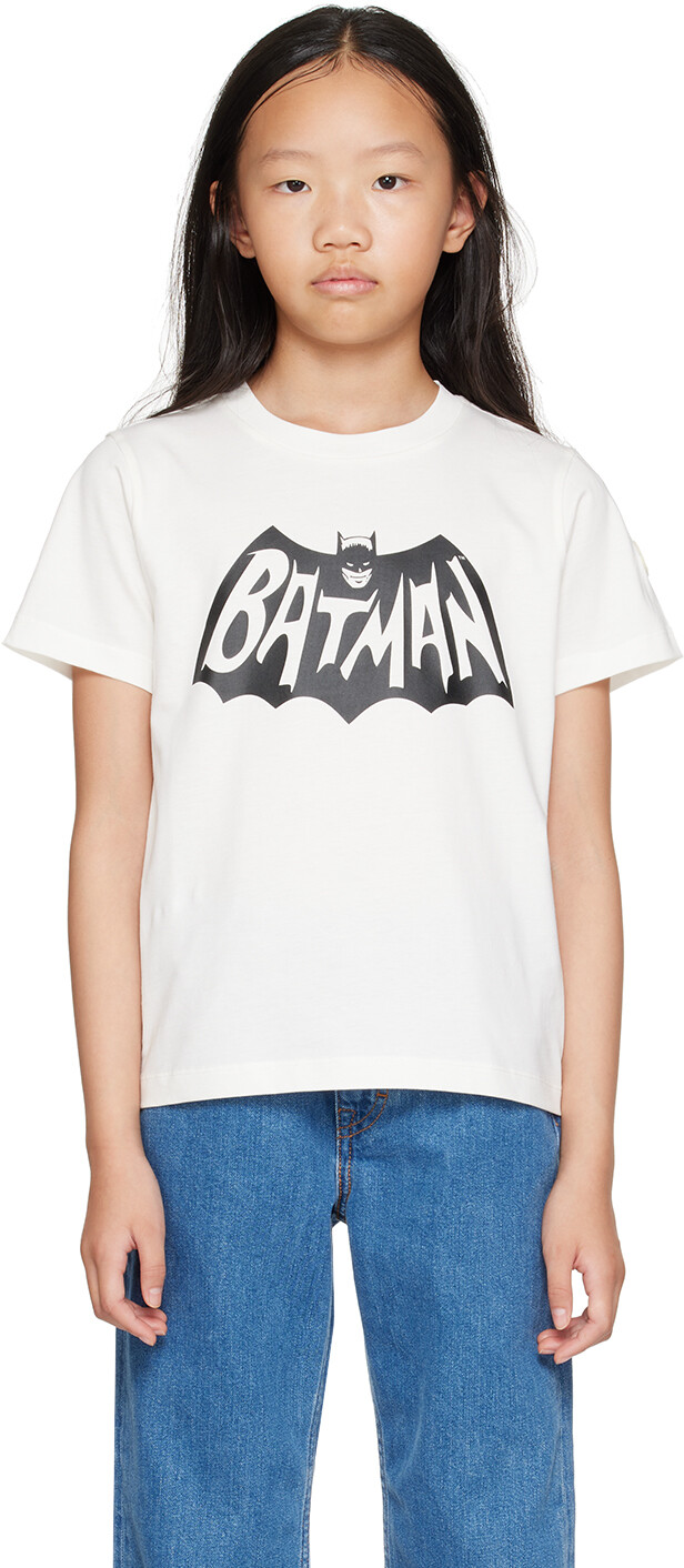

Детская футболка Off-White с принтом логотипа Бэтмена Moncler Enfant