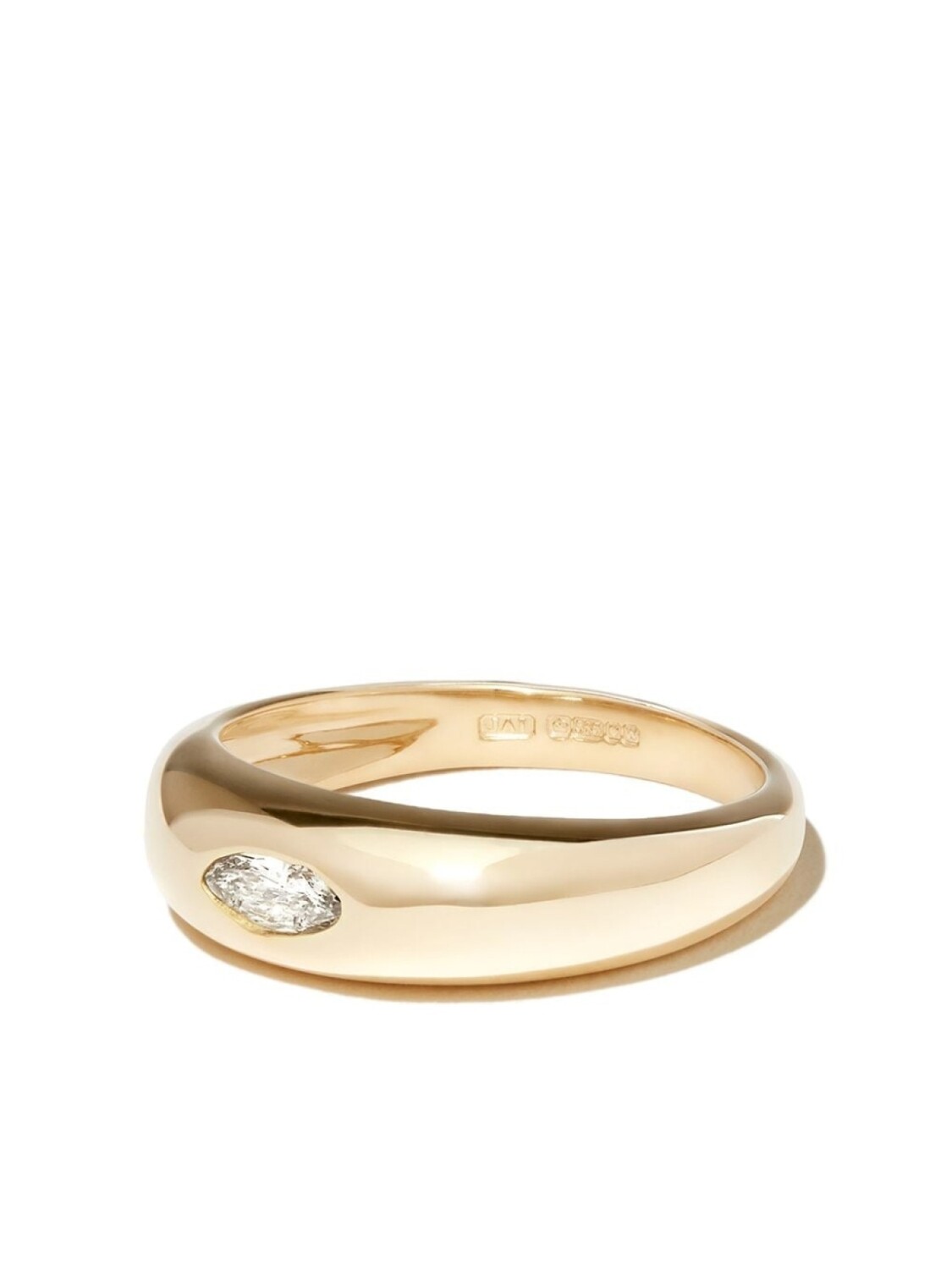 

Кольцо Marquise из желтого золота с бриллиантом Jacquie Aiche, золотой