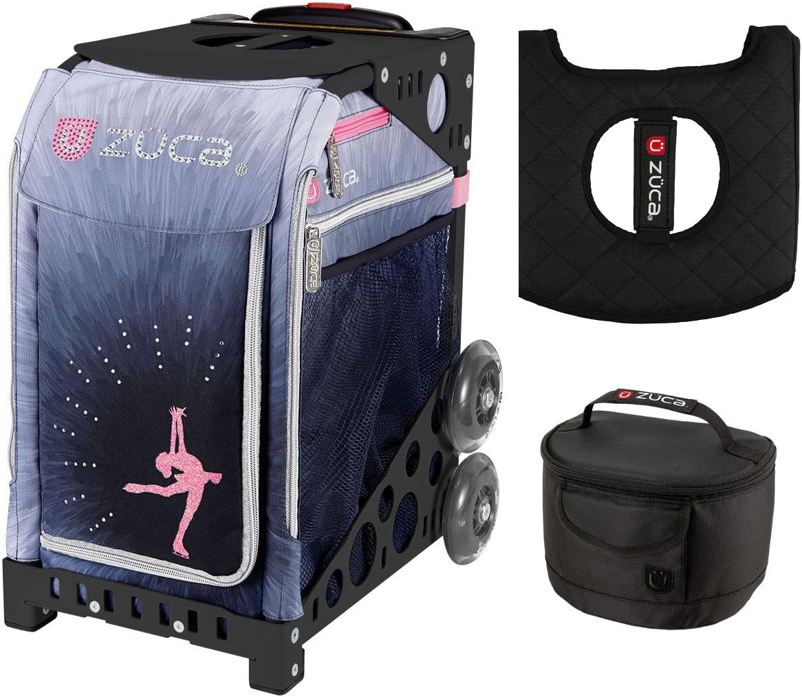 

Сумка-вкладыш Zuca Ice Dreamz Lux Sport с черной рамой, ланчбоксом и подушкой для сиденья, Черный, Сумка-вкладыш Zuca Ice Dreamz Lux Sport с черной рамой, ланчбоксом и подушкой для сиденья