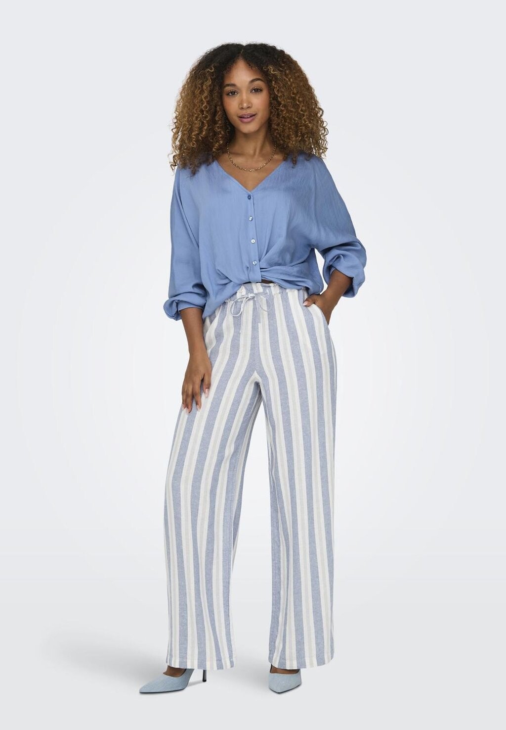 

Блузка Onlmascha ONLY, лазурная