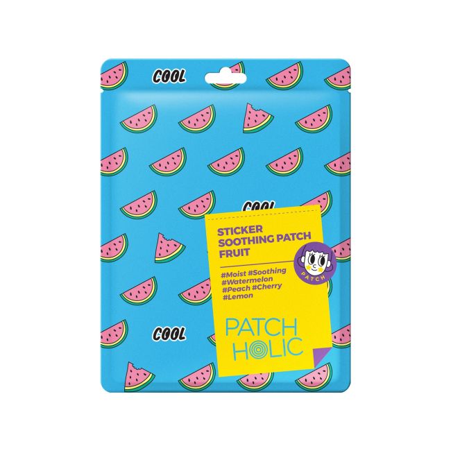 

Наклейка успокаивающий патч фруктовая маска для лица - наклейки Patch Holic, 12 гр