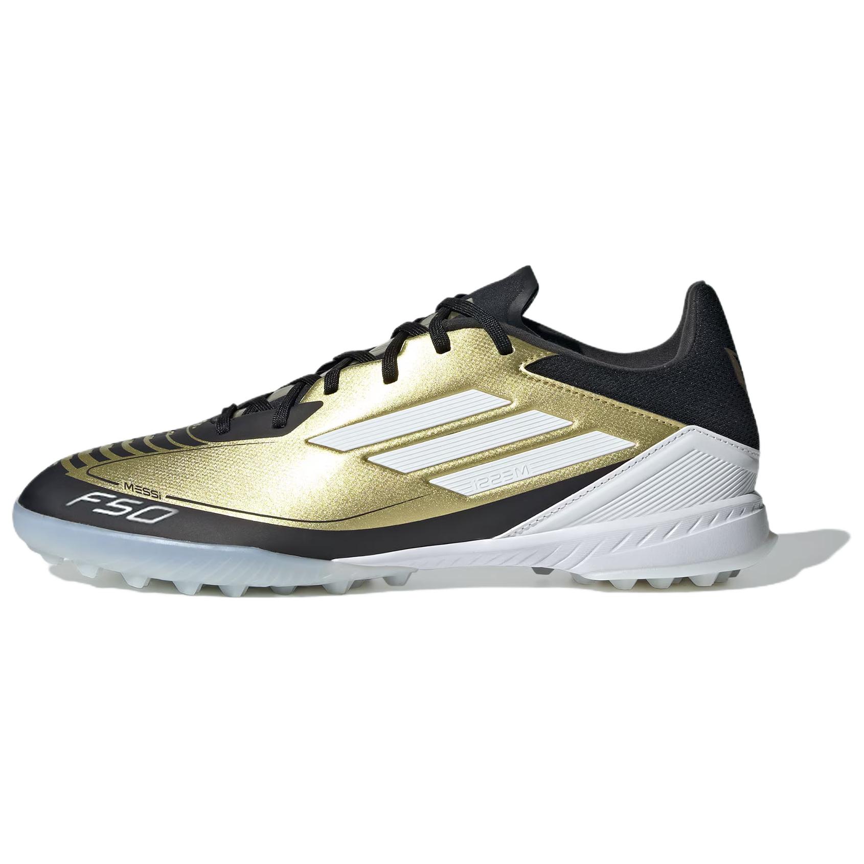 

Adidas F50 Лига Трава Месси Золотой Металлик Облачно Белый Основной Черный - Черный/Золотой, цвет Black/Gold
