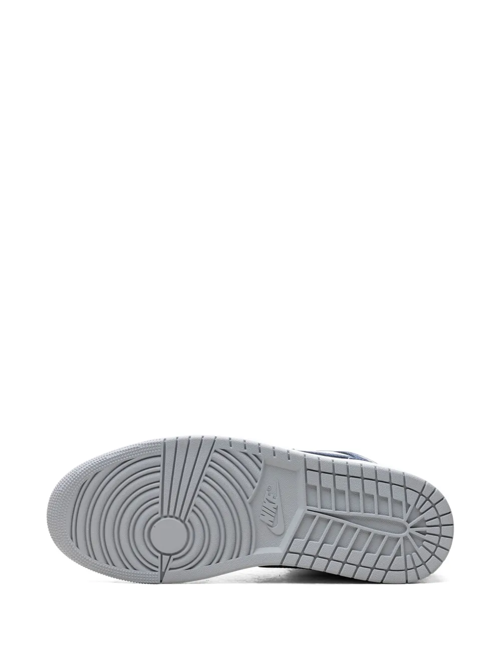 Кроссовки Air  1 Grey Jordan, серый — фото 4