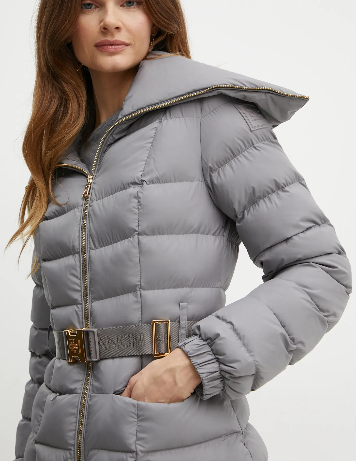 

Куртка Elisabetta Franchi, серый