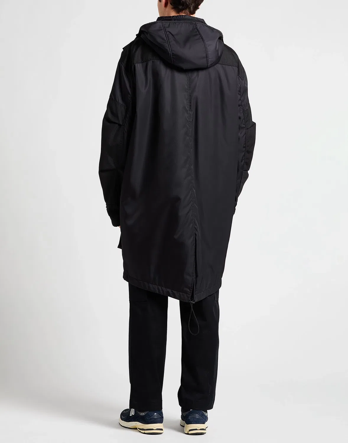 Пальто парка DSQUARED2 черное — фото 3