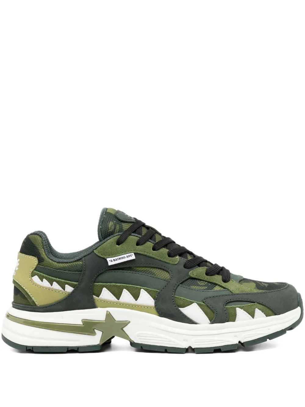 

Декорированные кеды A BATHING APE, зеленый