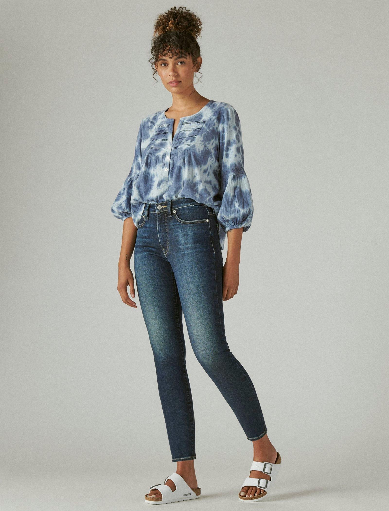 

Джинсы женские Lucky Brand, темно-синий