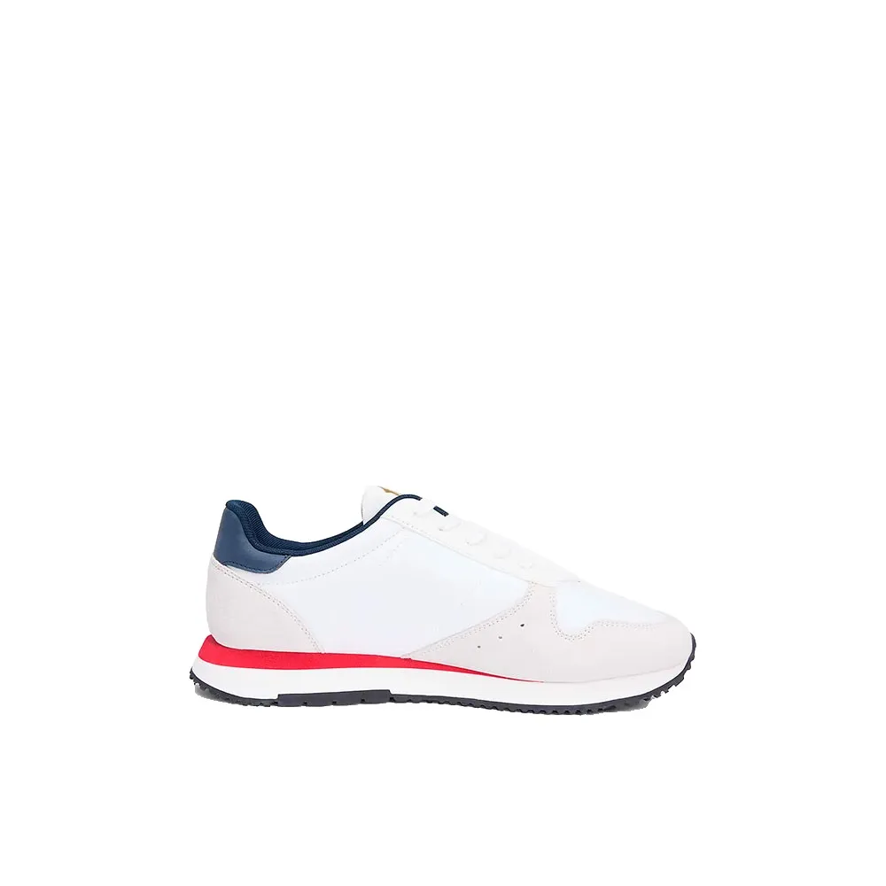 Кроссовки Tommy Jeans Eva Runner из кожи, белый — фото 3