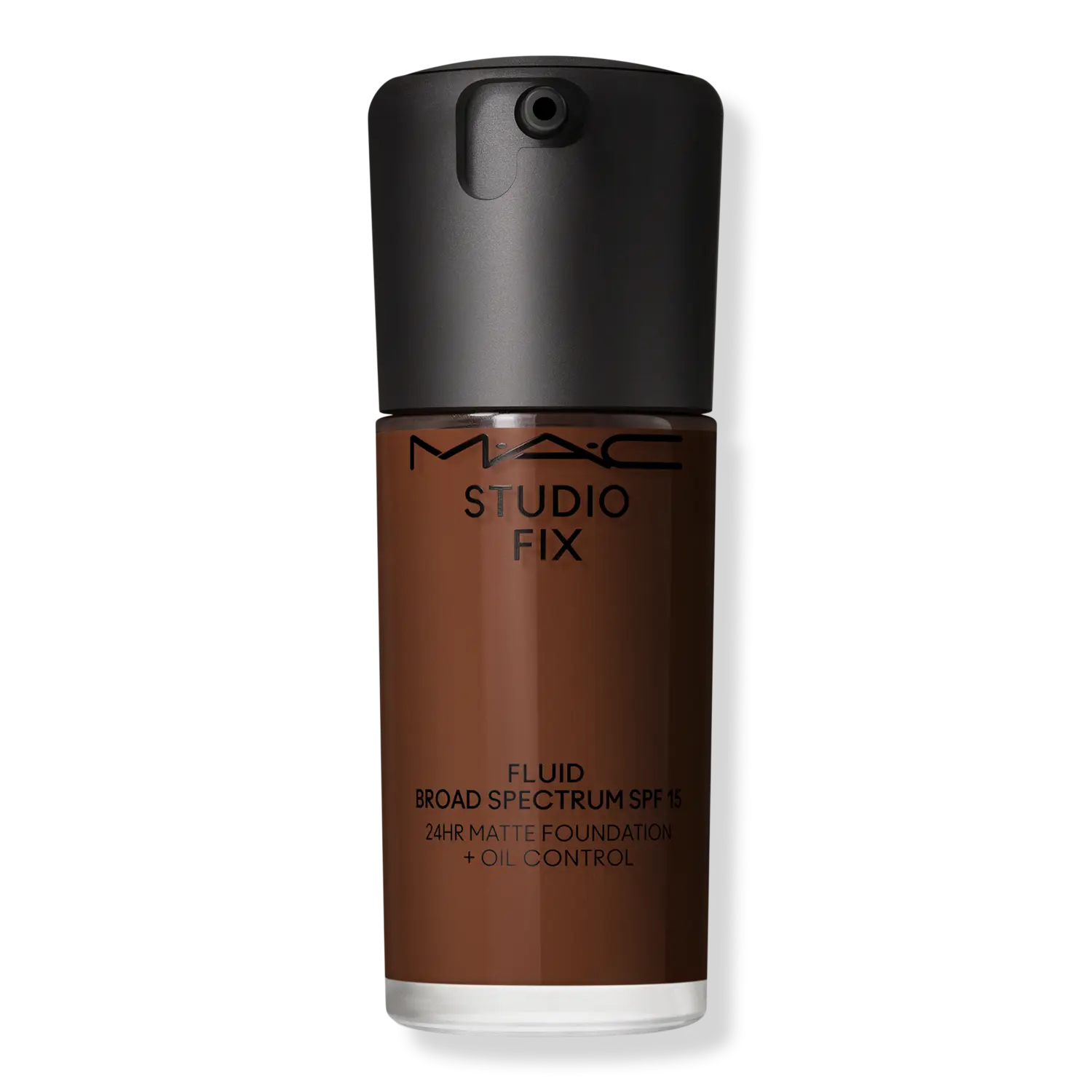 

Тональный крем Studio Fix Fluid SPF15 с матирующим эффектом и контролем жирности кожи на 24 часа. MAC, NW58 (rich espresso with neutral undertones for deep dark skin)