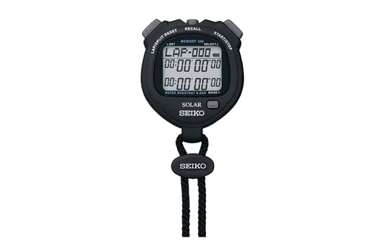 

SEIKO Часы Quartz Movement Solar Movement Plastic Pocket Watch Above 44mm Unisex Black Dial, Black Dial