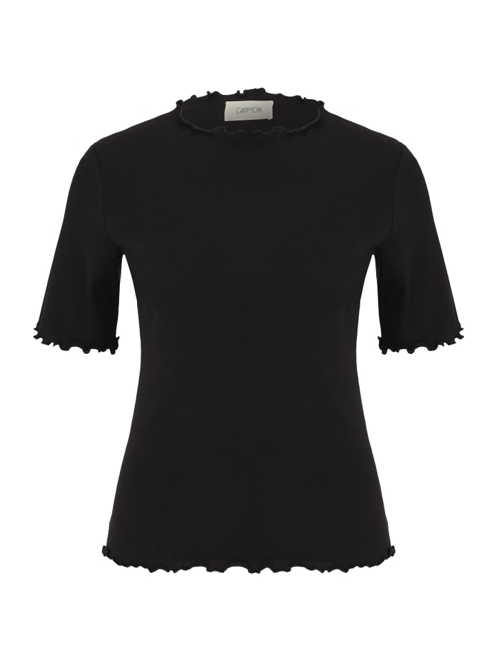 

Рубашка с короткими рукавами и воротником черного цвета CARTOON