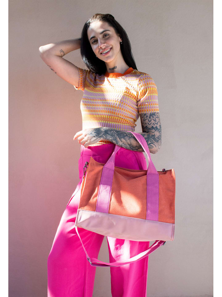 

Fritzi aus Preußen Сумка-шоппер розово-красного цвета - (Ш)40 x (В)29,5 x (Г)14 см