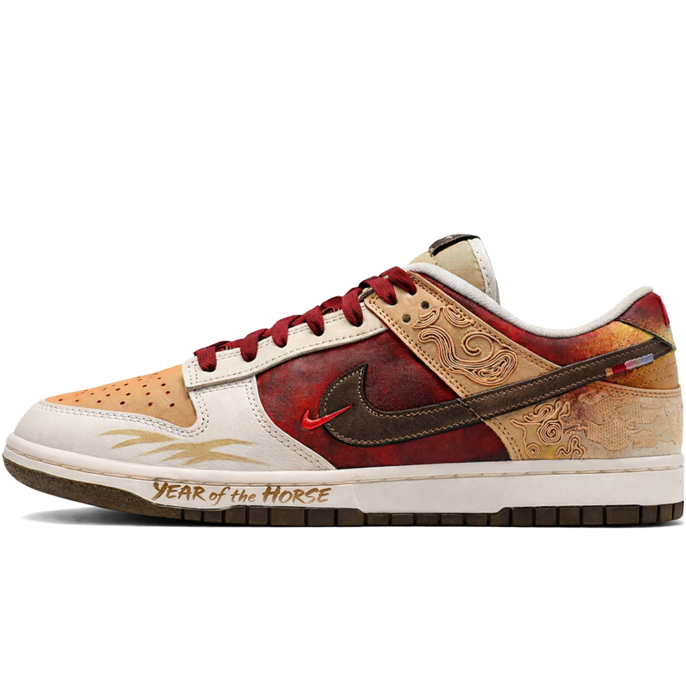 

Nike Кроссовки для скейтбординга Dunk Pegasus Pack Van Gogh Genesis, BadFive Guerrilla 2S Low top мужские бежевые