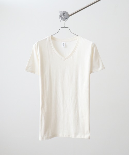 

Футболка приталенная с V-образным вырезом TRUSS, кремовый