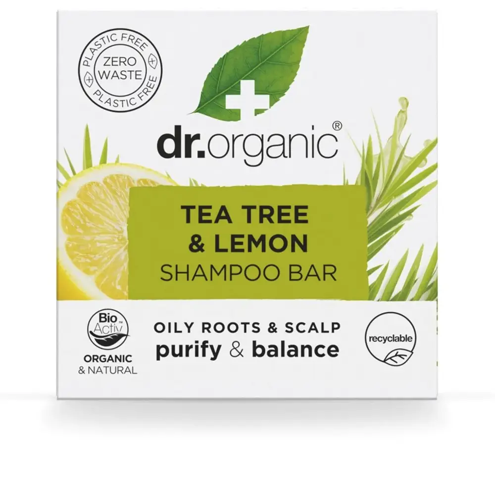 

Шампунь Árbol del té y limón champú sólido Dr. Organic, 75 гр.