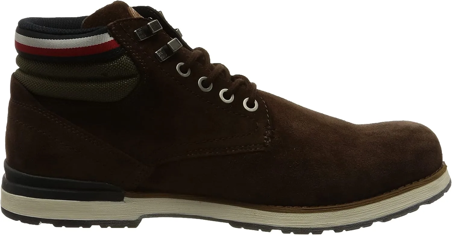 Мужские ботильоны Tommy Hilfiger Hilfiger Outdoor Boots Suede, коричневый — фото 4