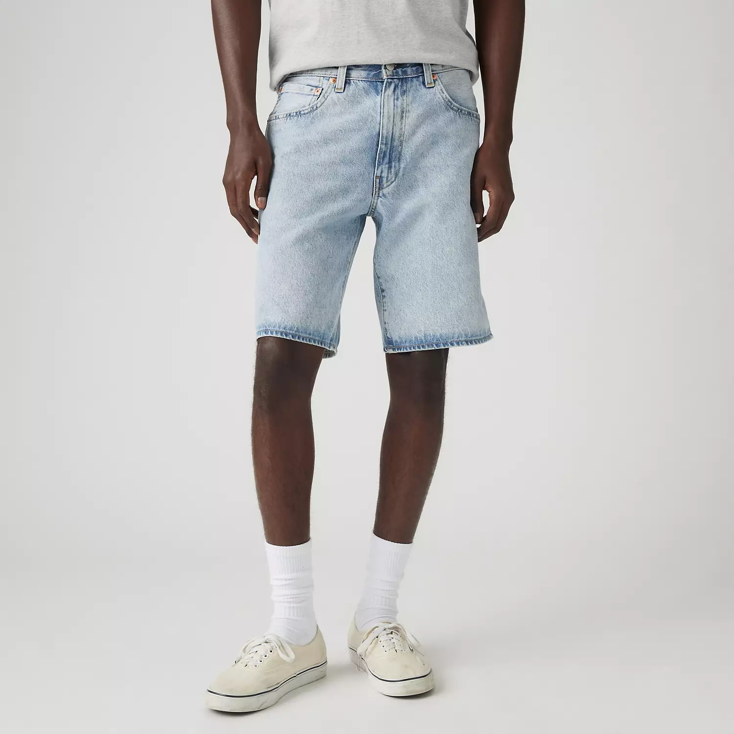 454 Мужские шорты свободного покроя 10 дюймов Levi's, цвет Rhythm and Blues - Light Wash — фото 2