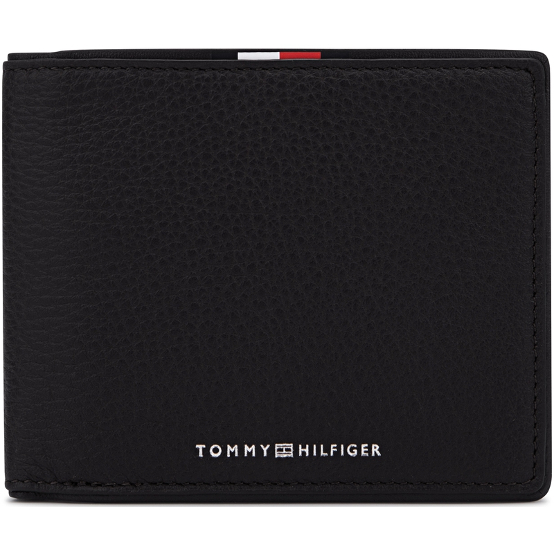 

Tommy Hilfiger Кожаный бумажник мужской черно-коричневый, Black