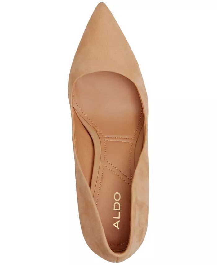 Женские туфли-лодочки Lala на шпильке с острым носком ALDO, бежевый — фото 4