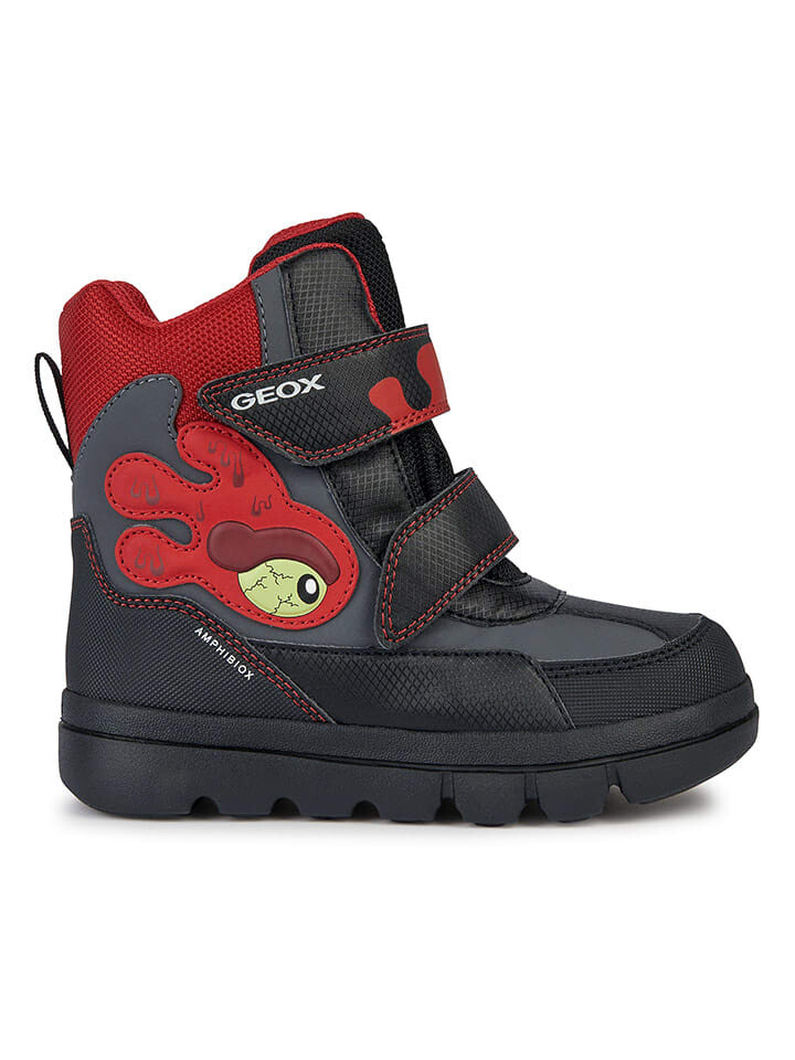

Сапоги Geox Winterboots Willaboom, цвет Schwarz/Rot