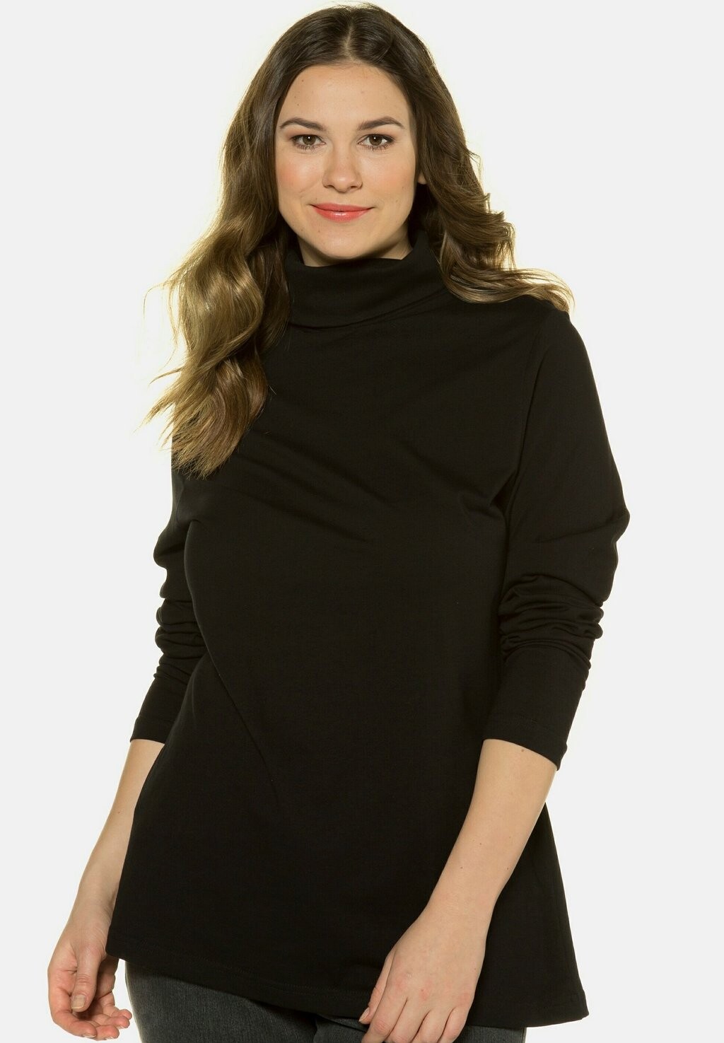 

Рубашка с длинным рукавом ROLL NECK Ulla Popken, цвет schwarz