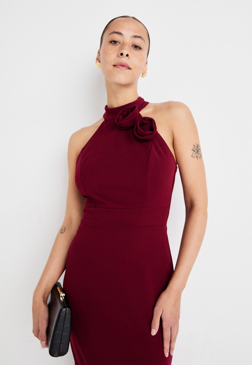 

Платье из джерси WEDDING CHARLOTTE FLOWER MAXI WAL G PETITE, бордовый