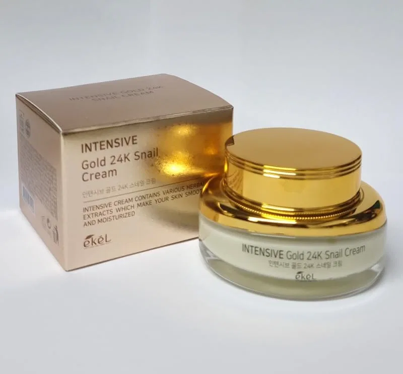 Крем для лица Ekel — Дневной Intensive Gold 24K Snail Cream, 50 мл