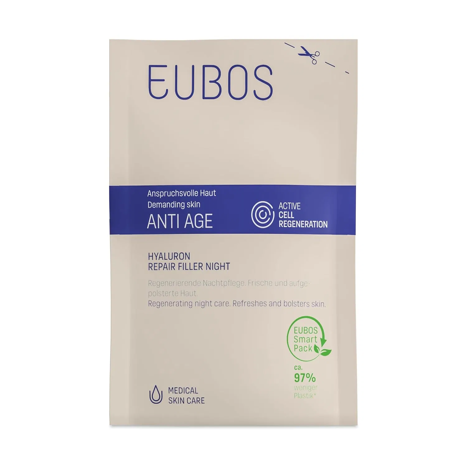 Крем для лица Eubos — Ночной -филлер «Hyaluronic Repair» от, 50 мл